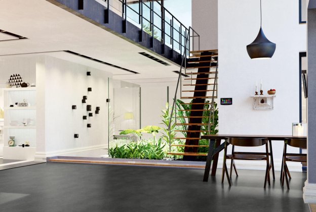 LVT Vinüülparkett ISOCORE Exellence IC55 Klick 8mm Carbon – Tile IC5580TL58411 must_2