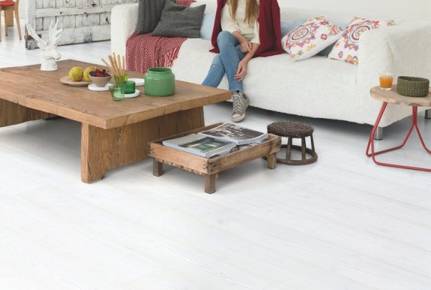 Laminaatparkett Impressive Ultra White planks IMU1859 valge_4