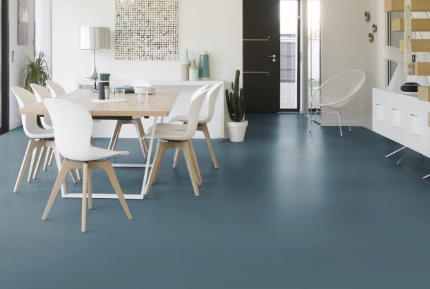 Akustiline PVC Gerflor Taralay Impression Acoustic 1085 Uni Matt Teal must_2