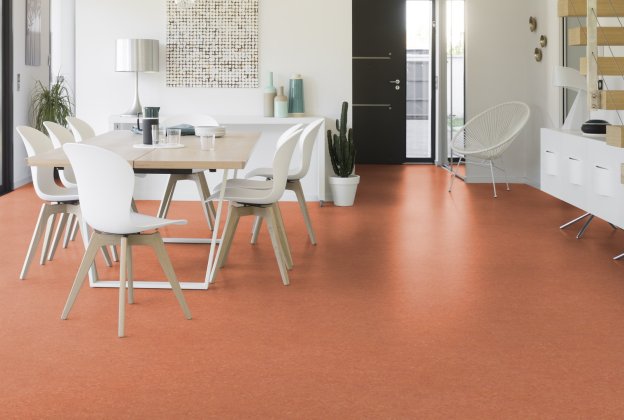 Linoleum Gerflor Marmorette 0019 Sunset Orange oranž_2