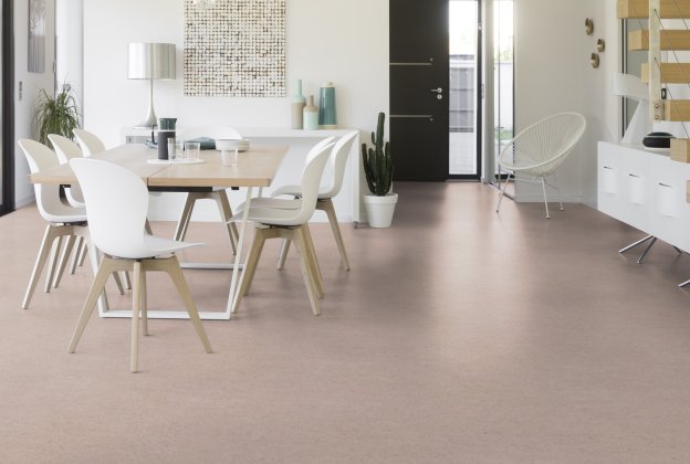 Linoleum Gerflor DLW Marmorette 2,5mm 0091 Shiitake Mushroom lilla/beeź_2