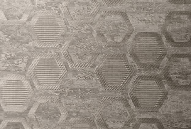 Tekstiiltapeet Vescom Polyester (FR) Hexagon 2614.20 beeź_1