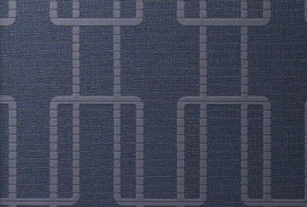 Tekstiiltapeet Vescom Linen Relief 2615.40 sinine_1