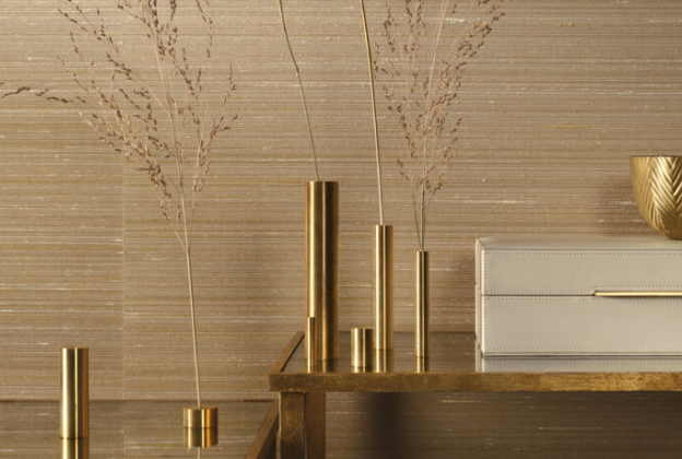 Tekstiiltapeet Vescom Silk Ilesha 2624.12 beeź_2