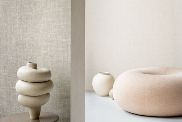 Tekstiiltapeet Vescom Linen Linosa 2106.08 pruun_2