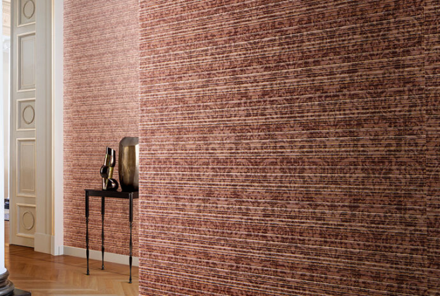 Tekstiiltapeet Vescom Linen Venetia 2615.66 punane_2