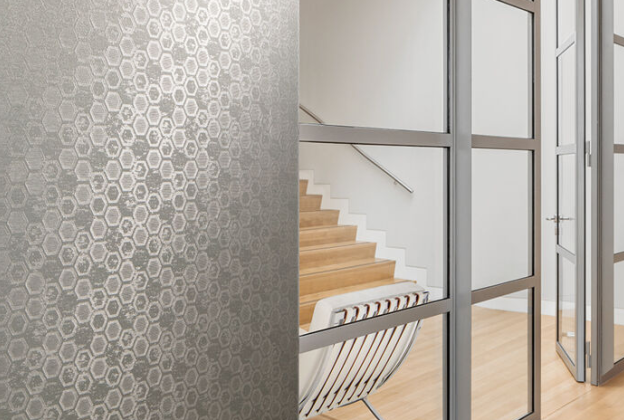 Tekstiiltapeet Vescom Polyester (FR) Hexagon 2614.25 hall_2