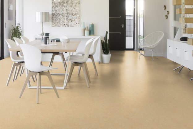 Linoleum Gerflor Acoustic Plus Marmorette 0040 Light Sahara pruun_2