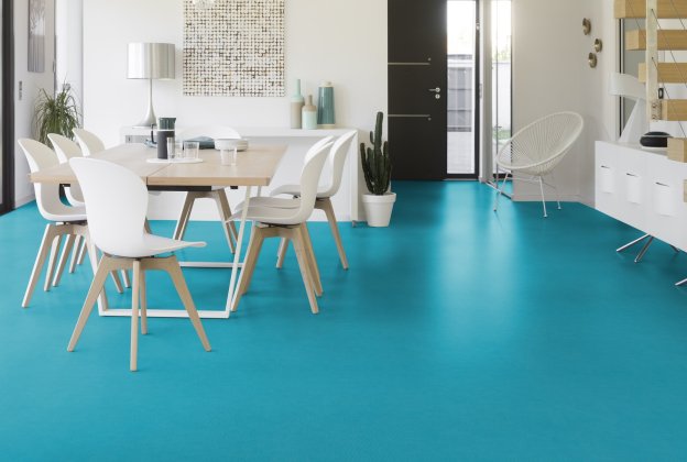 PVC äriruumi Gerflor Taralay Initial Compact 0825 Diversion Turquoise sinine_2