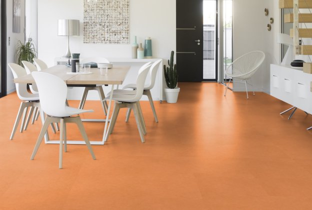 PVC äriruumi Gerflor Taralay Initial Compact 0966 Miami Abricot oranź_2