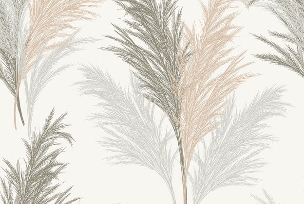 Käsitöötapeet Paper & Ink, Natural Silhouettes, ns50101 kõrrelised valgel taustal_1