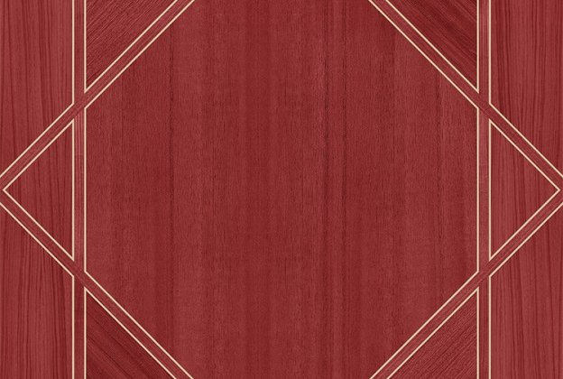 Käsitöötapeet Tiffany Designs, Etre, et604 punane spoon, hõbe triip  _1