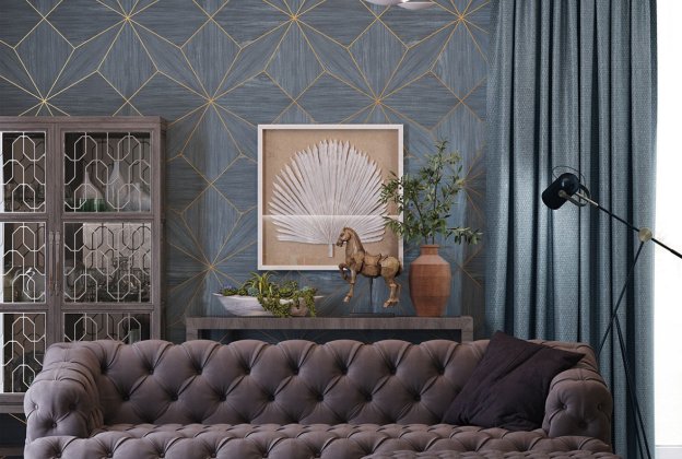 Käsitöötapeet Tiffany Designs, Etre, et107 hall spoon, kuldne triip_2