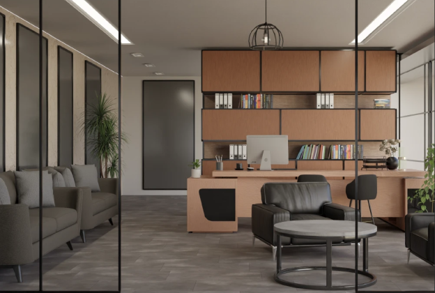 LVT Vinüülplaat Evolution Trend Tile Beton PI 4047 hall/pruun_3