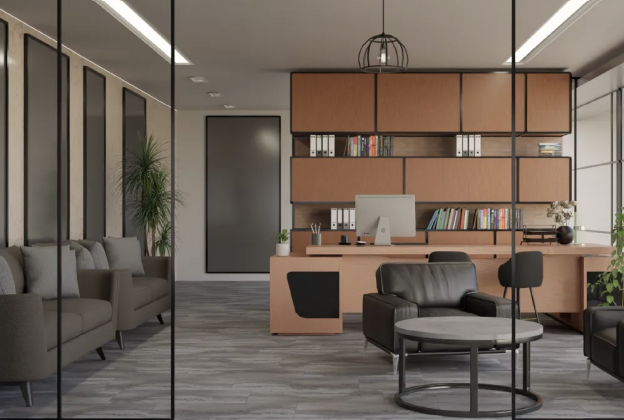 LVT Vinüülplaat Evolution Trend Tile Grigio Azzurro LV 4051 hall_3