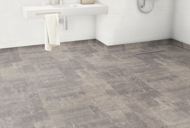 Niiske ruumi PVC Gerflor Shower System "Tarasafe Design" 5755 Lorca Natural pruun_2