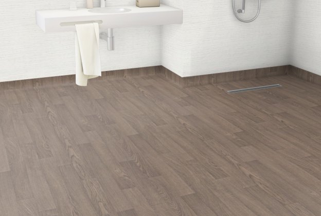 Niiske ruumi PVC Gerflor Shower System "Tarasafe Design" 6079 Esterel Nut pruun_2