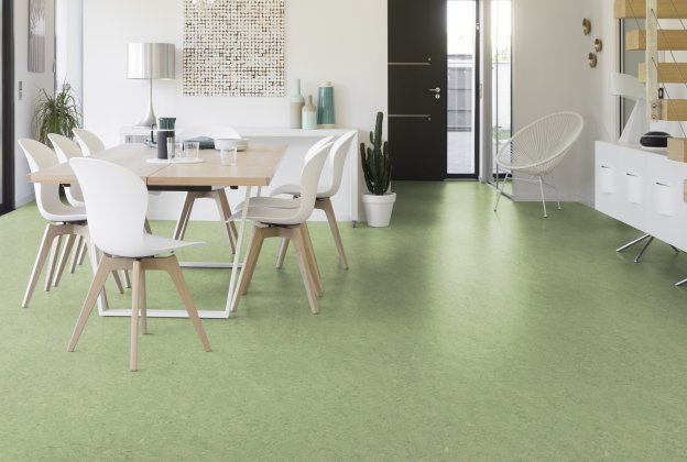 Linoleum Gerflor Acoustic Plus 19 dB 0130 ANTIQUE GREEN roheline_2