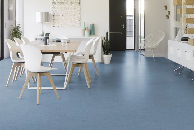 Linoleum Gerflor Marmorette 2MM 0023 DUSTY BLUE sinine_2