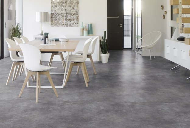 PVC äriruumi Gerflor Nerok 70 Compact 2132 LEONE METAL hall _2