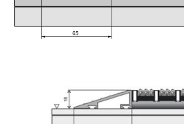 Poriresti raam Aluminium profiil-koonus, K 16mm, L 65mm _4