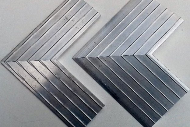 Poriresti raam Aluminium profiil-koonus, K 10mm, L 45mm _3