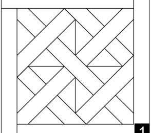 Possible patterns of mosaic parquet