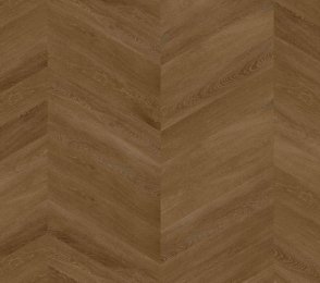 LVT Vinüülparkett Contours 2,5 mm Brienz – Chevron D5C76547X pruun, prantsuse kalasaba