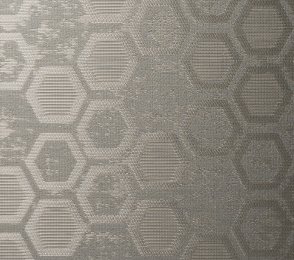 Tekstiiltapeet Vescom Polyester (FR) Hexagon 2614.24 hall/beeź