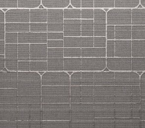 Tekstiiltapeet Vescom Linen Mechanica 2615.15 hall/lilla