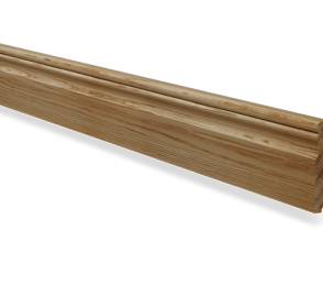 Põrandaliist nr 18 - 18 x 95 mm tamm, mänd, valge  