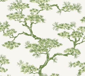 Käsitöötapeet Paper & Ink, Natural Silhouettes, ns50004 roheline/valge 