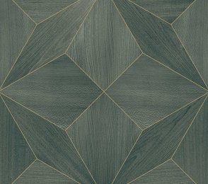 Käsitöötapeet Tiffany Designs, Etre, et101 roheline/sinine/hall spoon, kuldne triip