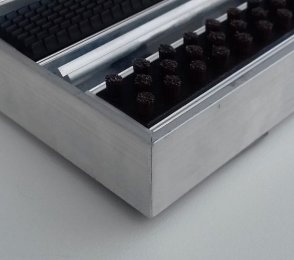 Poriresti raam ALUMINIUM, L-profiil,  K 10mm, L 30mm   
