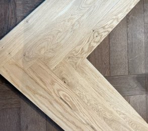 Slatted parquet oak rustic